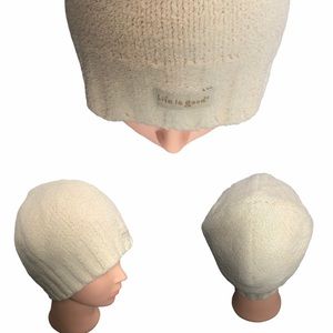 Life is good off white ribbed Bennie.